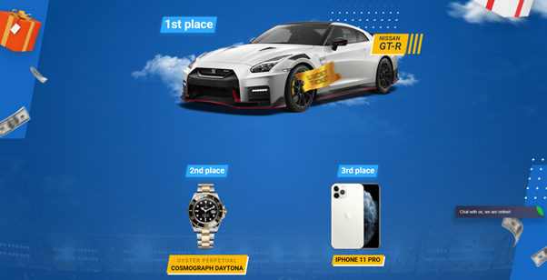MostBet Lucky Ticket - Top Prizes: Nissan GT-R, Rolex Cosmograph Daytona, iPhone 11 PRO